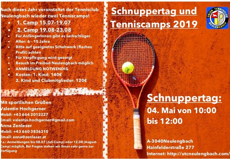 FLYER Tenniscamps
