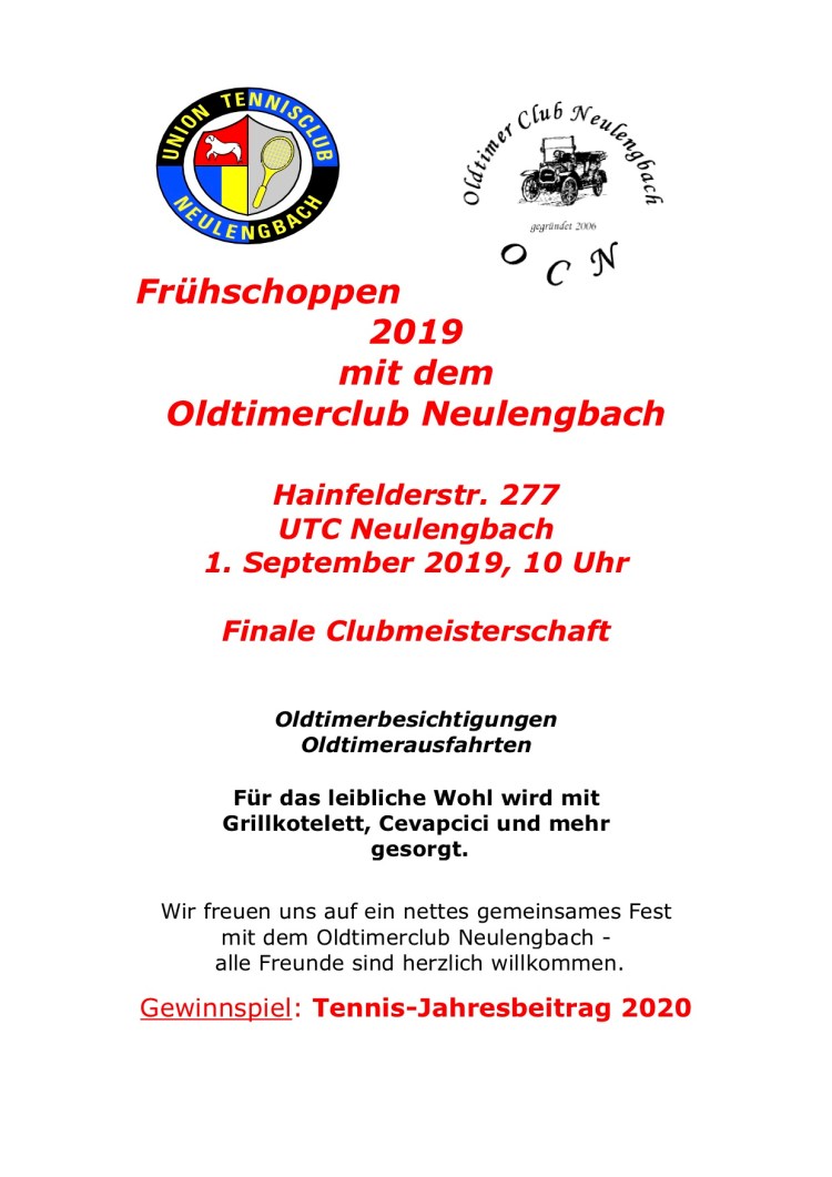 Frühschoppen 2019